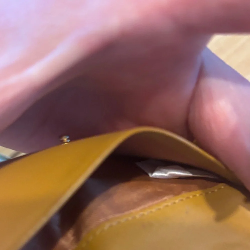 MCM Tan and Black Monogram Card & Key Holder